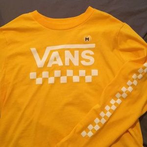 Yellow Cropped Women’s Vans Tee